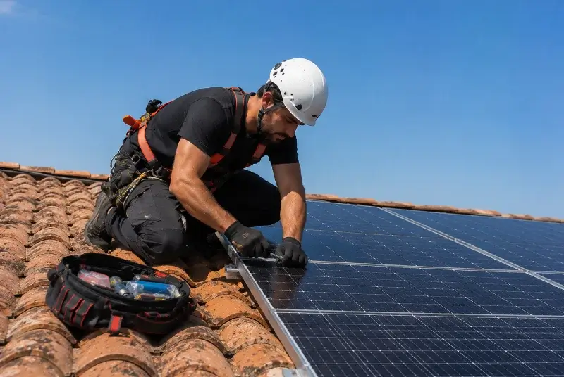 Maintenance et monitoring de panneaux solaires à Saint-Cyr-sur-le-Rhône