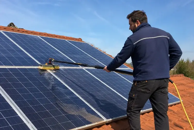 Nettoyage et entretien de panneaux solaires à Saint-Cyr-sur-le-Rhône